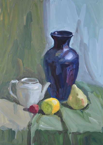 Академическая гуашевая живопись гуашь