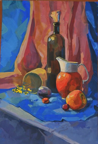 Академическая гуашевая живопись гуашь