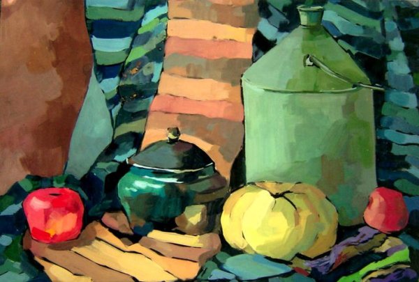 Декоративный натюрморт Академическая живопись