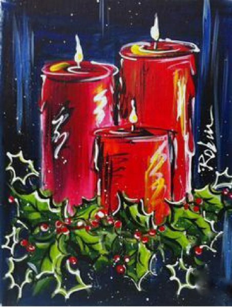 Рождество акрил