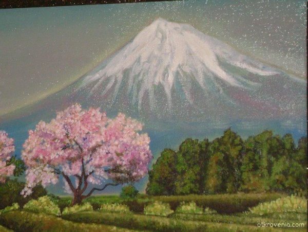 Фудзияма Сакура живопись