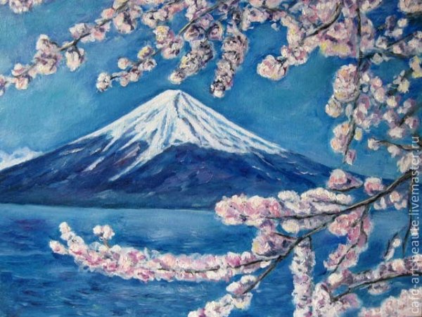 Фудзияма Япония картина