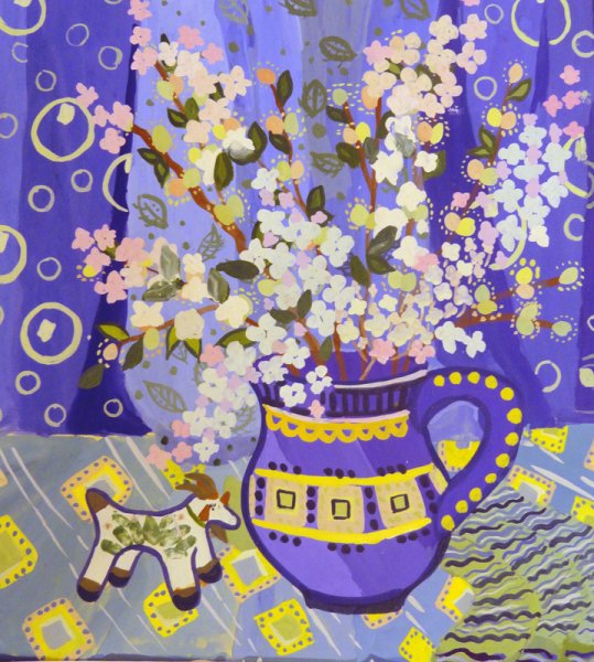 Декоративная живопись цветы