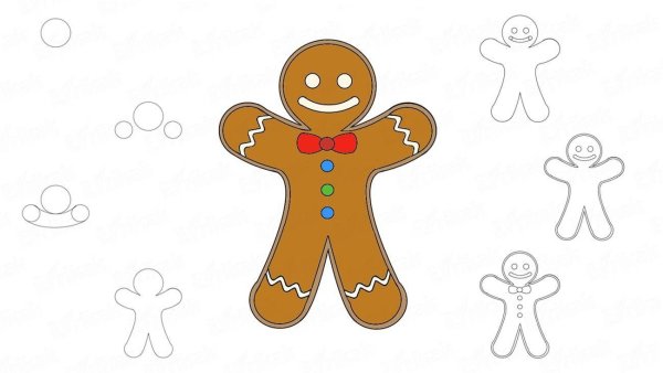 Пряничный человечек из Шрека