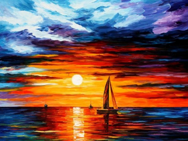 Афремов Леонид художник море