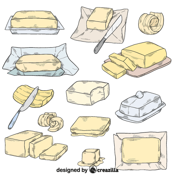 Масло сливочное рисунок