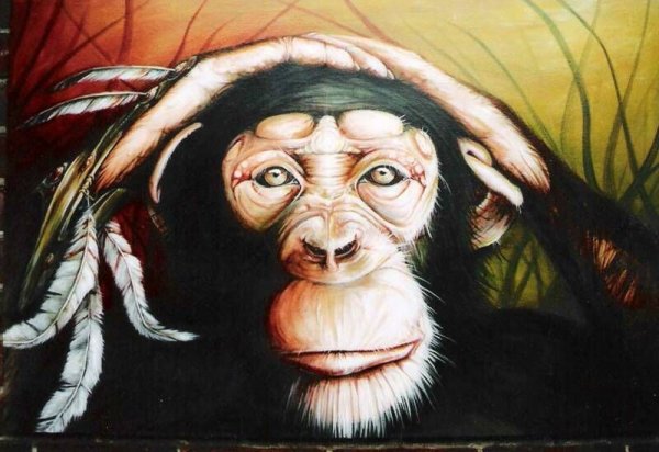 Обезьяны в живописи