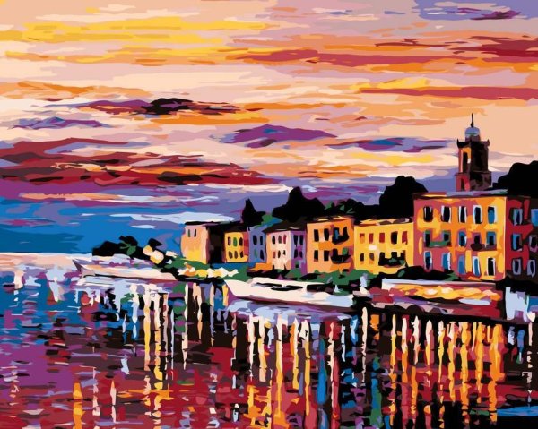 Озеро Комо Белладжио картина