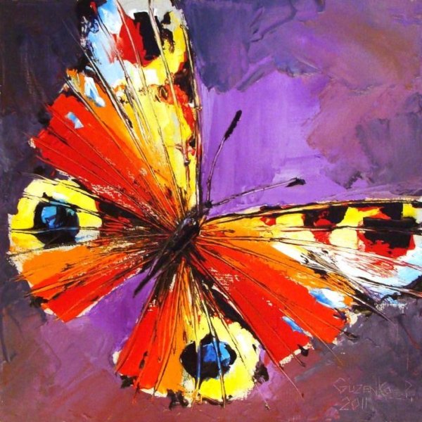 Pavel Guzenko картины бабочка