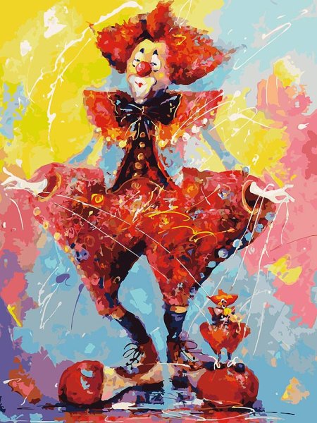 Художник Моисеева Лиана клоуны