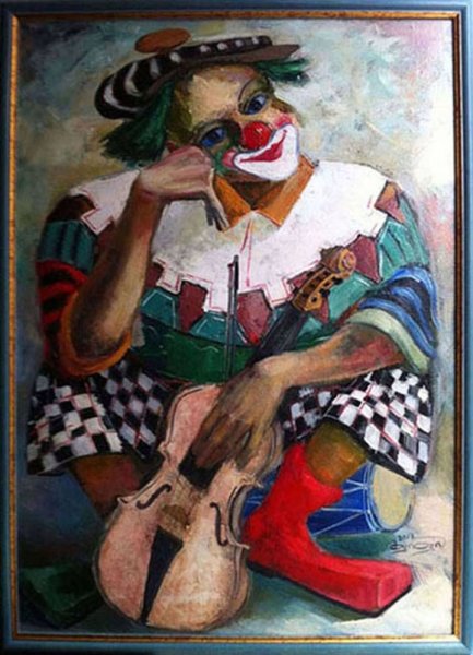 Клоун картина