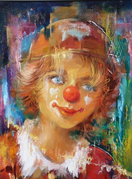 Клоун картина