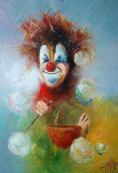 Игорь Медведев художник клоуны