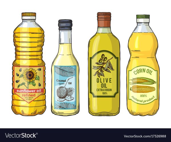 Нарисовать растительное масло