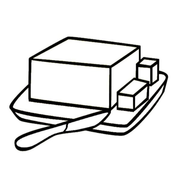 Раскраска масло сливочное