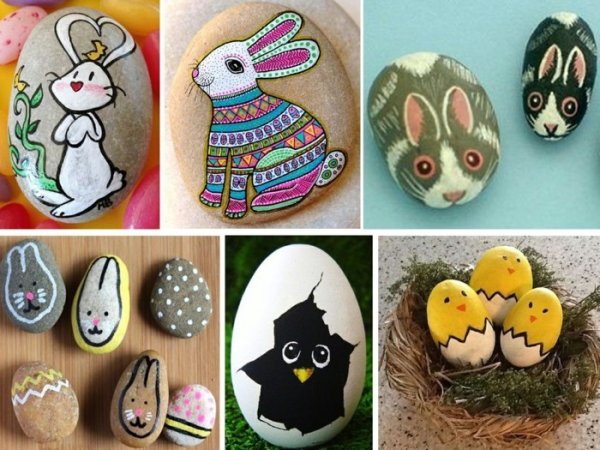 Рисование на камешках