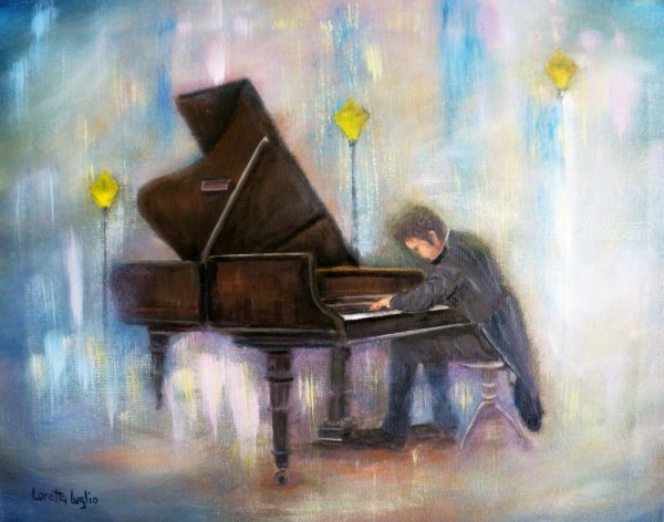 Мальчик за фортепиано