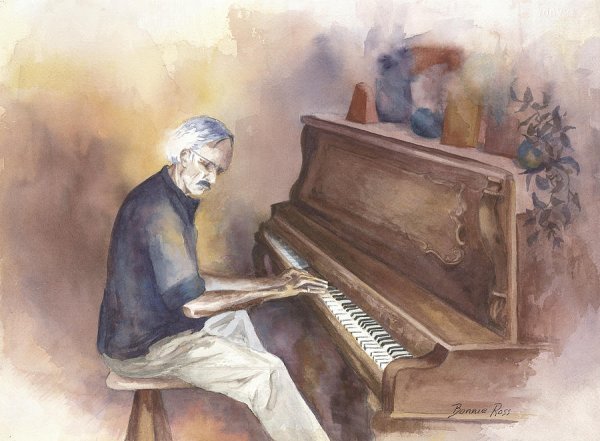 Рояль картины художников