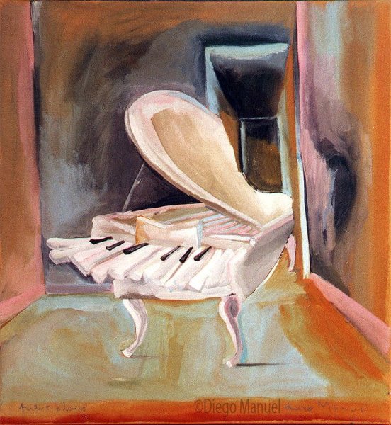 Рояль в живописи