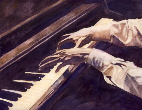 Людвиг Ван Бетховен маленький за пианино