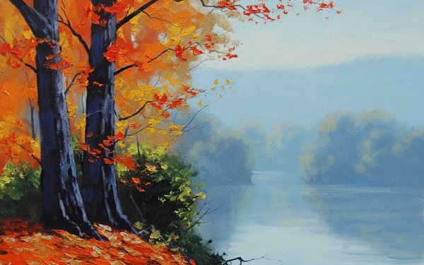 Ольга Дарчук осенний пейзаж