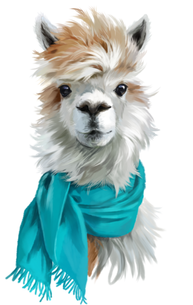 Альпака живопись