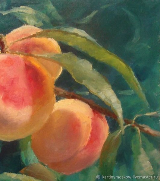 Джон Рескин ветка цветущего персика картина