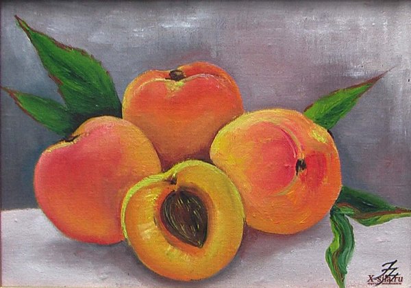 Картины с изображением персиков