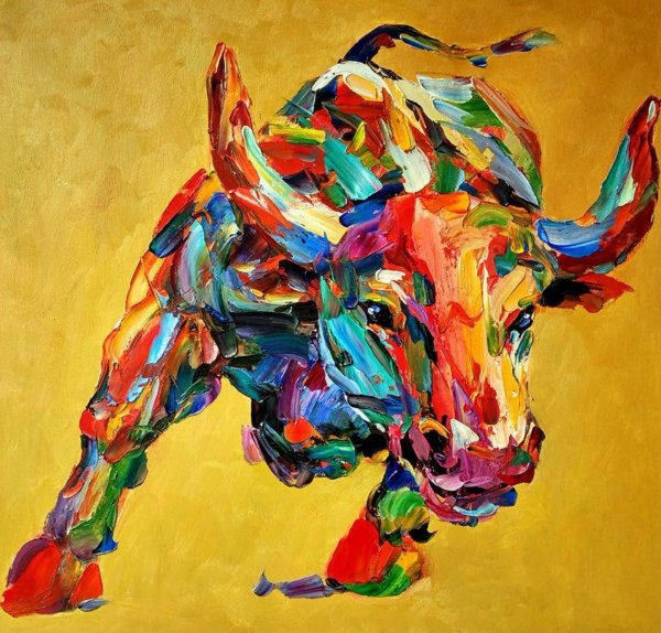 Бык абстракция