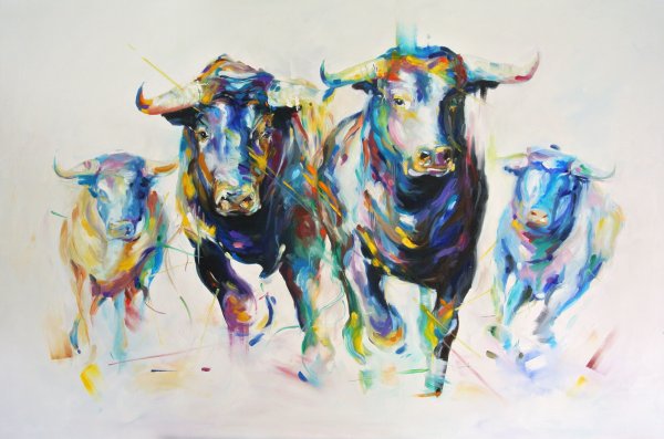 Картина бык Лысенко