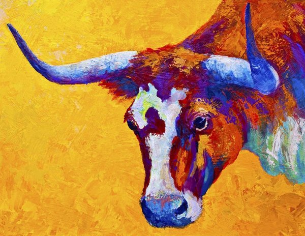 Бык живопись