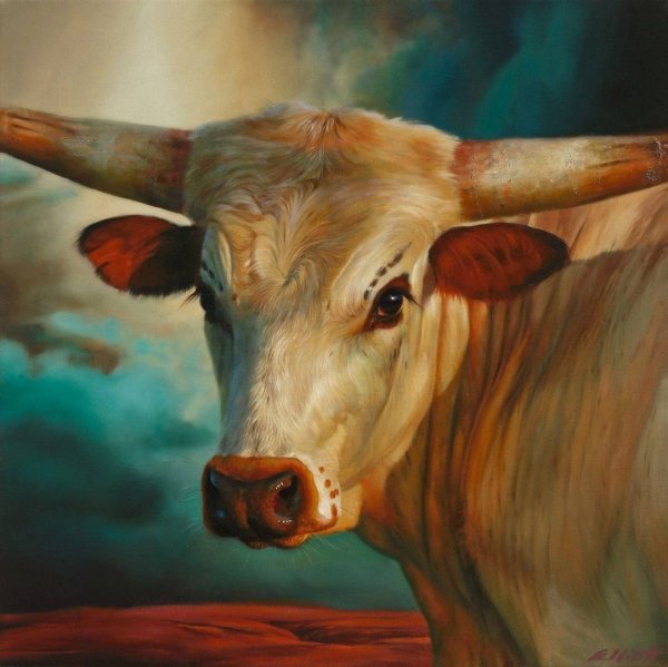 Коровы картины Терезы Эллиот