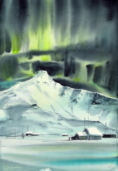 Кристофер Пятковски художник Северное сияние