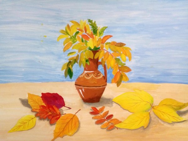 Осенний букет рисунок