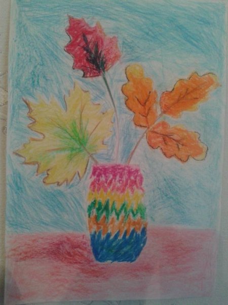 Осенний ковер рисование