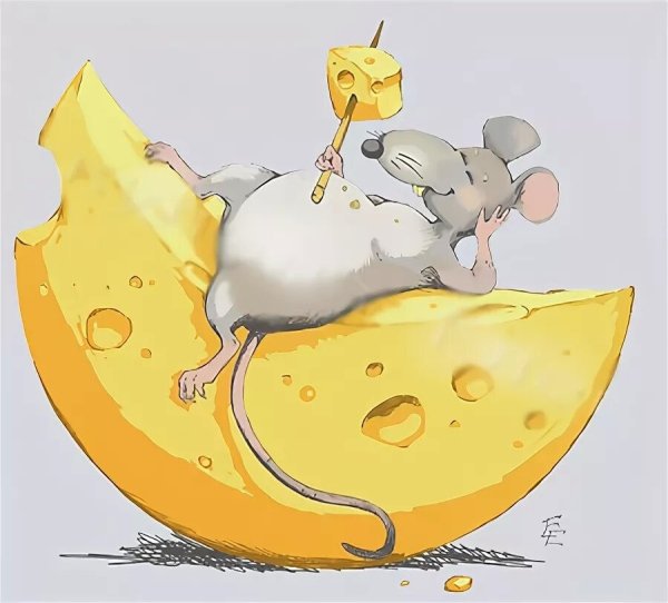 Кусочек сыра для мышки