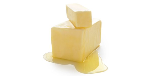 Маргарин на прозрачном фоне