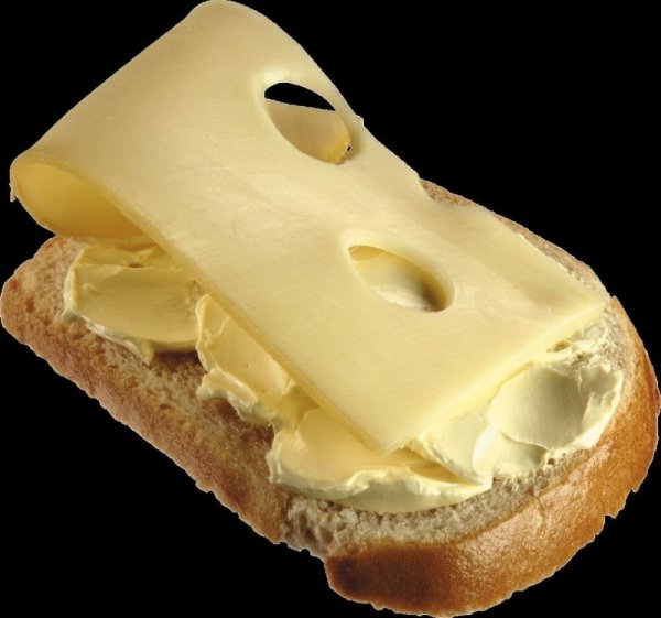 Бутерброд с маслом