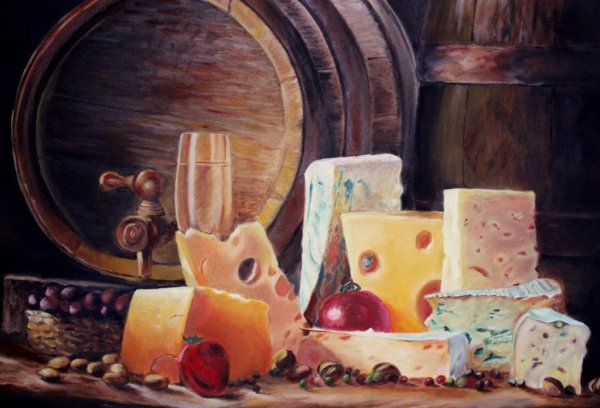 Натюрморт с сыром
