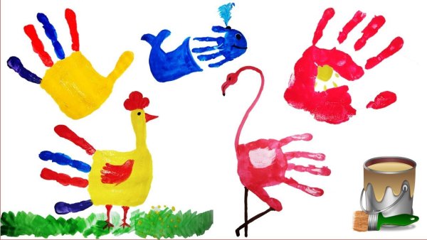 Рисование пальчиковыми красками