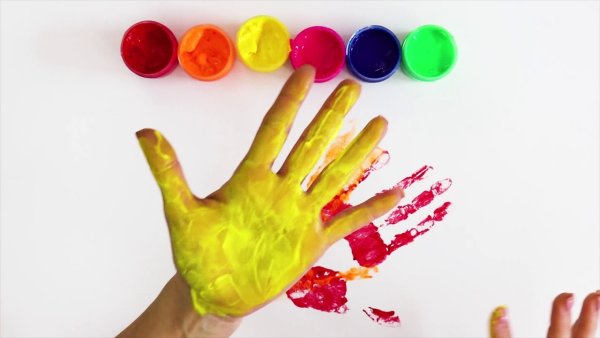 Рисование пальчиками для детей