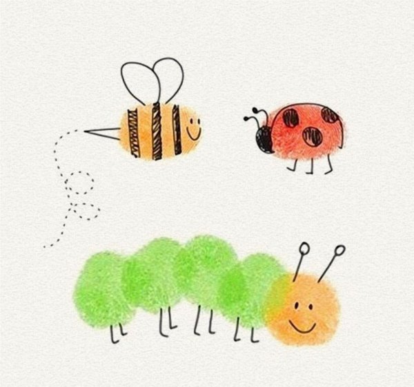 Пальчиковая живопись для малышей