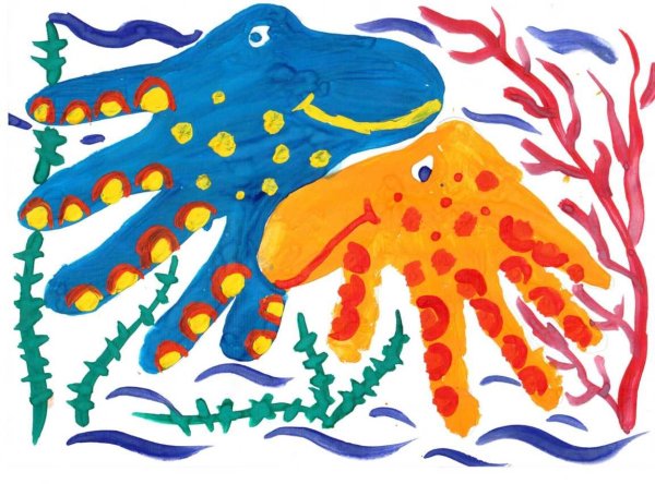 Рисование ладошками