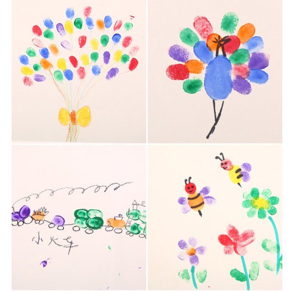 Рисование руками для детей