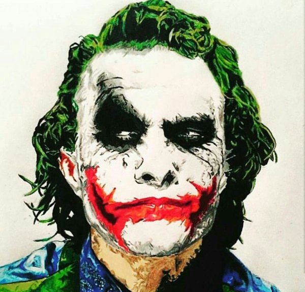 Улыбка Джокера хита Леджера