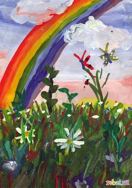 Радужные рисунки