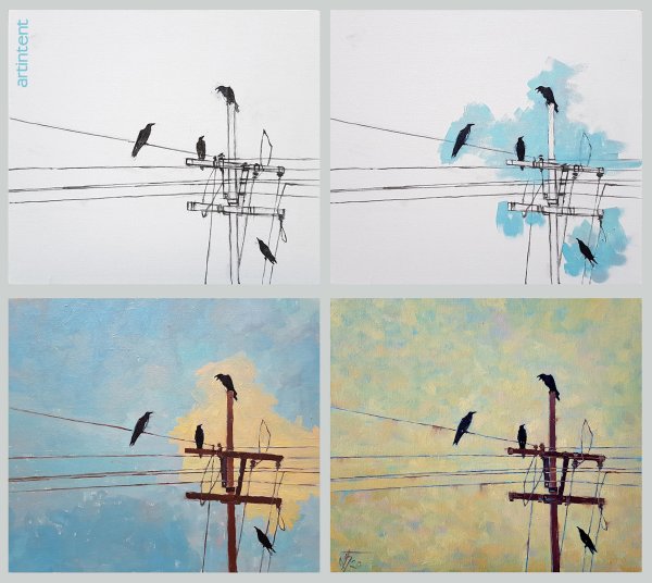 Картины маслом пошагово для начинающих