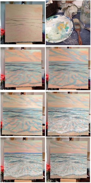 Живопись маслом пошагово