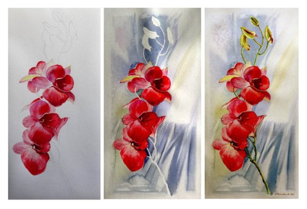 Картина маслом пошагово