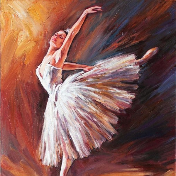 Человек в движении живопись